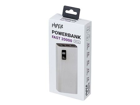 Портативный внешний аккумулятор «FAST», 20000 mAh, цвет: черный