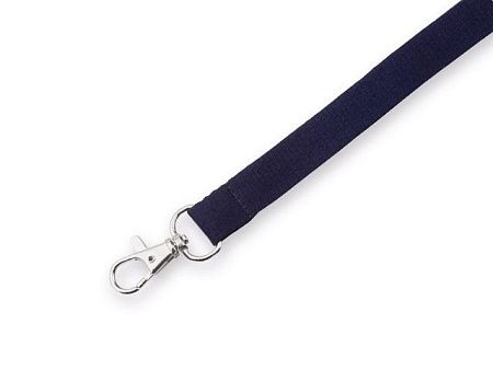 Ланьярд с карабином, MACY, темно-синий