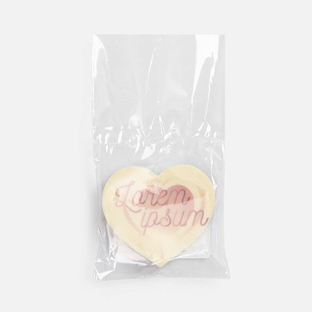 Печенье Dream White в белом шоколаде, сердце