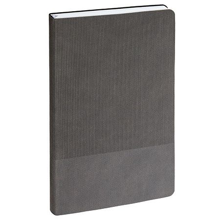 Ежедневник Knit, недатированный, темно-серый