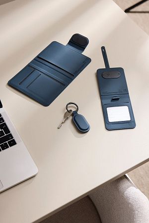 Обложка на паспорт VINGA Baltimore RCS с Bluetooth-трекером Dual