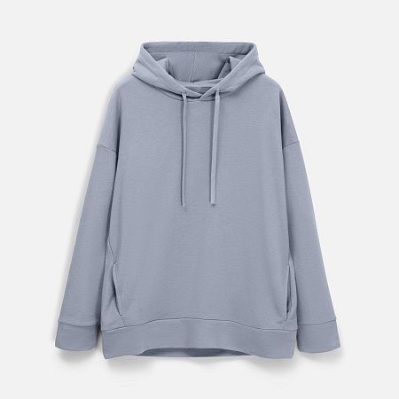 Худи унисекс H2, серое, размер XS/S