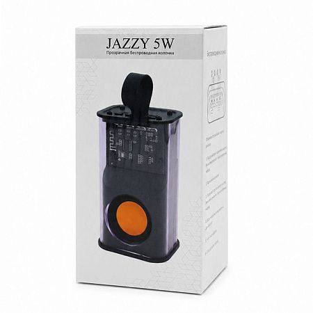 Прозрачная беспроводная колонка Jazzy, черный