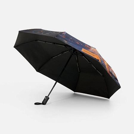 Зонт складной Monsoon с полной запечаткой купола снаружи на заказ