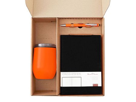 Набор «Writea» с ежедневником, ручкой и термокружкой