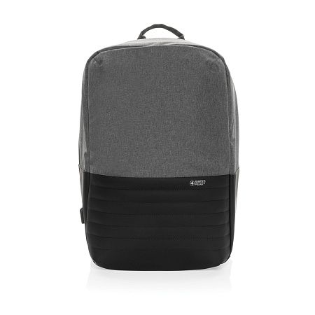 Антикражный рюкзак для ноутбука Swiss Peak с RFID-защитой из rPET AWARE™, 15,6’’