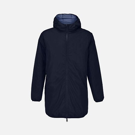 Куртка-парка унисекс Reverse, темно-синяя, размер XS