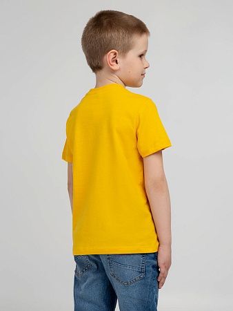 Футболка детская Regent Kids 150, желтая, размер 8 лет (118-128 см)
