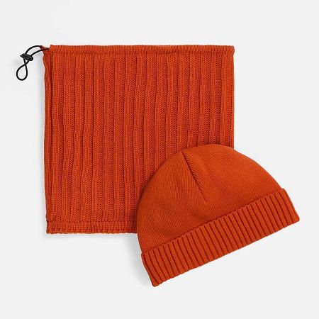 Шапка ComFleece, темно-оранжевая (кирпичная)