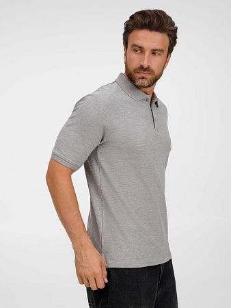 Рубашка поло унисекс Upswing, серый меланж, размер XL