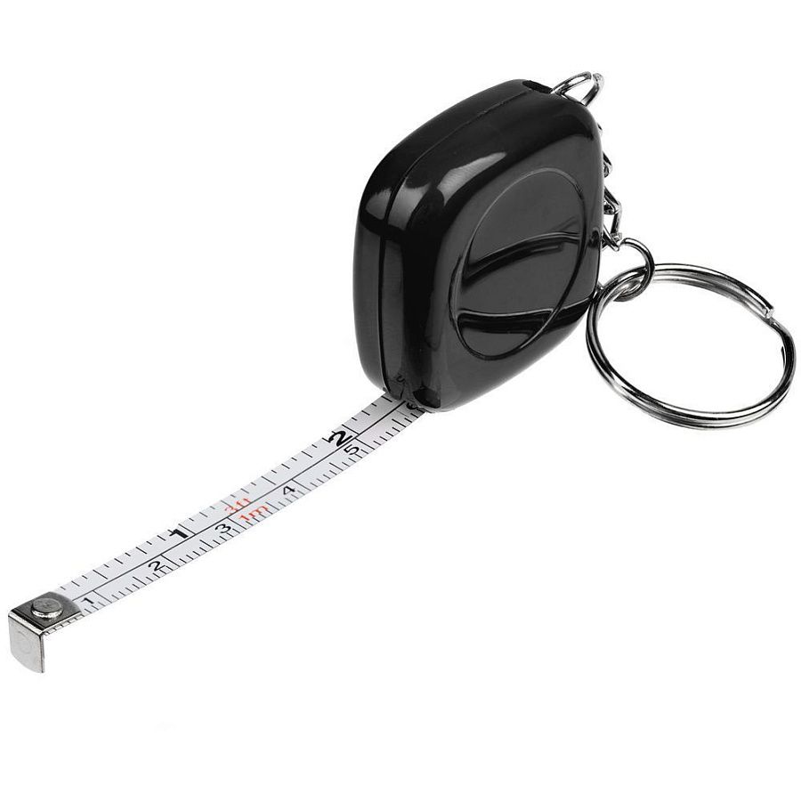 Брелок с рулеткой Metric, черный