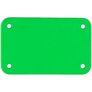 Лейбл из ПВХ Kreta, S, зеленый неон