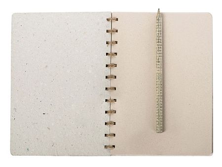 Блокнот А5 с бумажным карандашом и семенами цветов микс