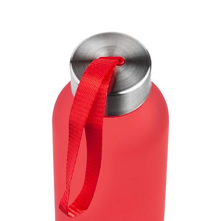 Бутылка для воды VERONA PET SOFT 550мл Красная с красным 6262.03.03
