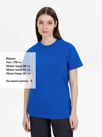 Футболка унисекс T-Bolka 180, ярко-синяя, размер XS v2
