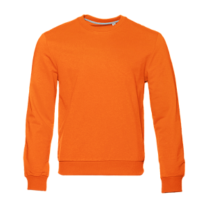 Свитшот унисекс STAN футер без начёса, 260, 63, Оранжевый,  (28/1)  (48/M)