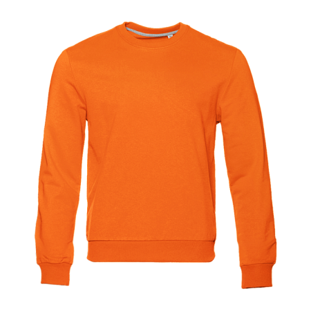 Свитшот унисекс STAN футер без начёса, 260, 63, Оранжевый,  (28/1)  (42/XXS)