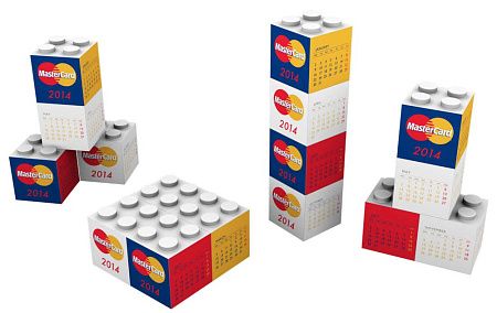 Календари «Кубики» Lego