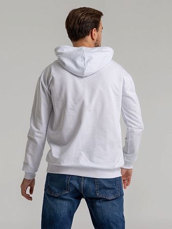 Толстовка с капюшоном Unit Kirenga, белая, размер S