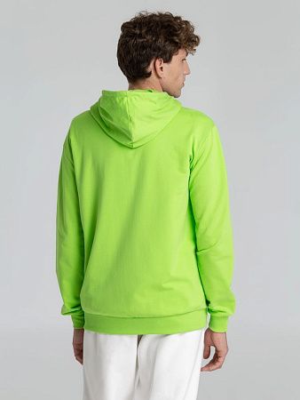 Толстовка на молнии с капюшоном Unit Siverga, зеленое яблоко, размер XS