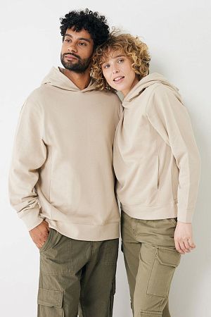 Худи Iqoniq Yengo из переработанного хлопка, унисекс, 280 г/м²