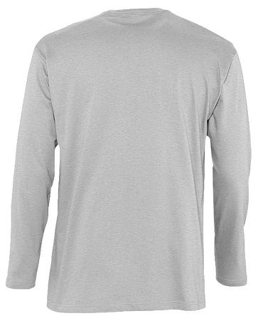 Футболка с длинным рукавом Monarch 150, серый меланж, размер XL