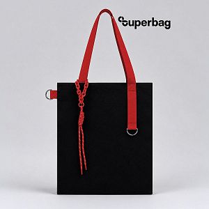 Набор Superbag Red accent: шоппер с обвесом