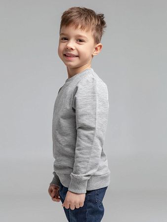 Свитшот детский Toima Kids, серый меланж, размер 6 лет (106-116 см)