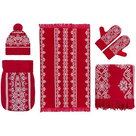 Плед Onego, красный