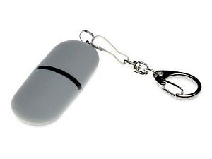 USB 2.0- флешка «Goutte Soft-touch» на 8 Гб каплевидной формы