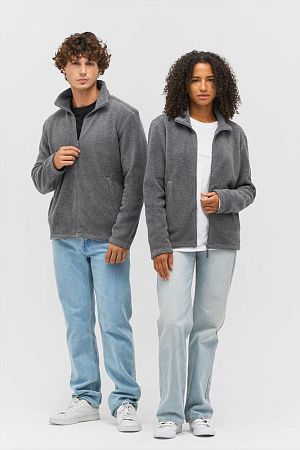 Куртка флисовая унисекс Nitro, серый меланж, размер M