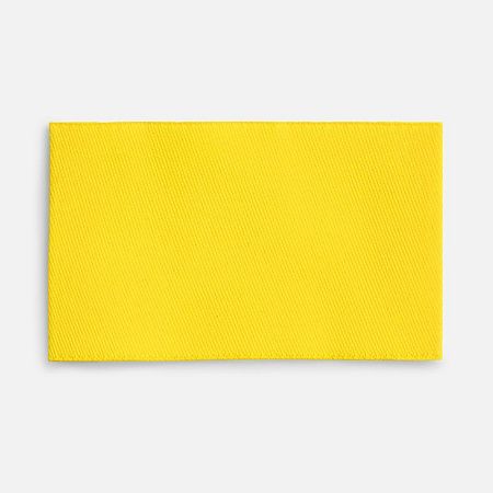 Лейбл тканевый Epsilon, M, желтый