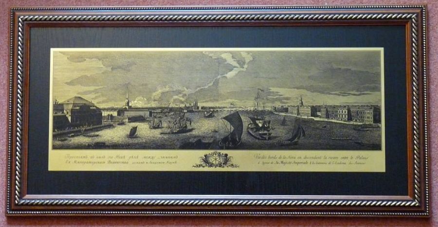 Гравюра "Панорама СПб (К)"
