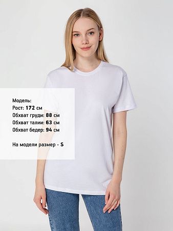Футболка унисекс T-Bolka 160, белая, размер M