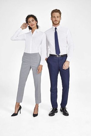 Рубашка мужская с длинным рукавом Brighton, белая, размер S