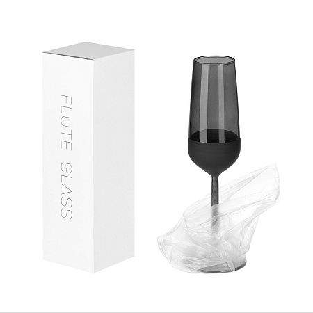 Подарочный набор «Игристый вечер»: бокалы 2 шт., вафельные рожки 200 г