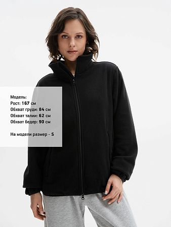 Куртка флисовая унисекс Ben Mac, черная, размер S