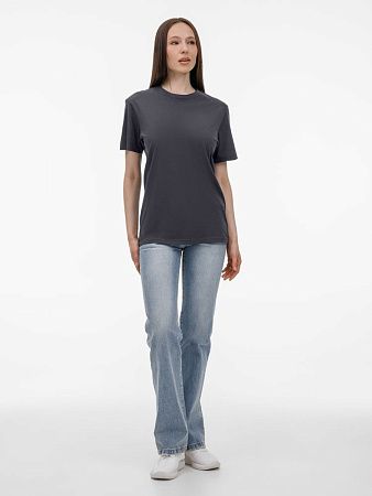 Футболка унисекс T-Bolka 180, темно-серая, размер XXL