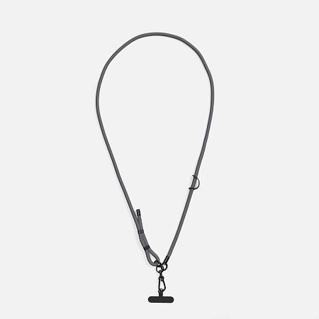 Шнурок для телефона OmniHold, серый