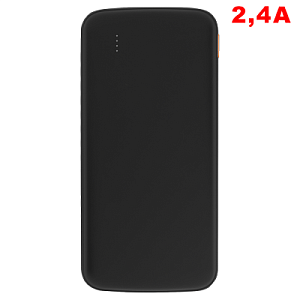 Внешний аккумулятор «Universal», 10 000 mAH, 5V 2.4 A, черный