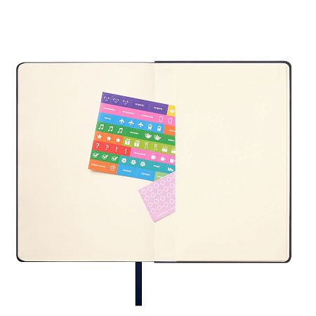 Ежедневник Stella недатированный с магнитом на обложке, бирюзовый