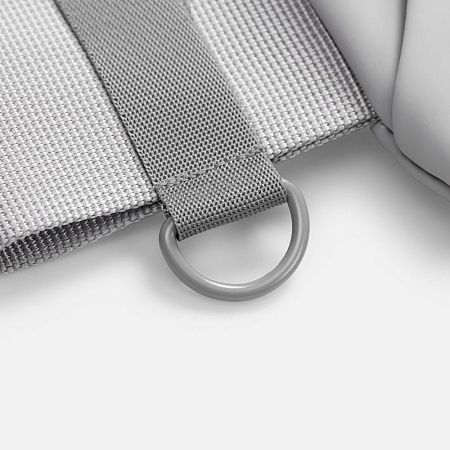 Стропа текстильная Fune 20 S, серая, 10 см