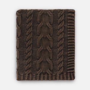 Плед Hygge, коричневый