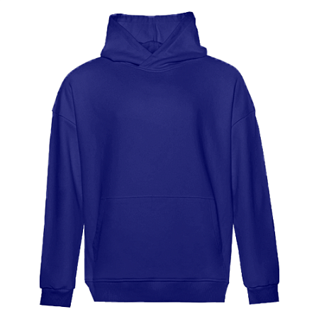 Худи унисекс STAN оверсайз футер без начёса 350, 66, Синий электрик,  (47)  (54/XXL)