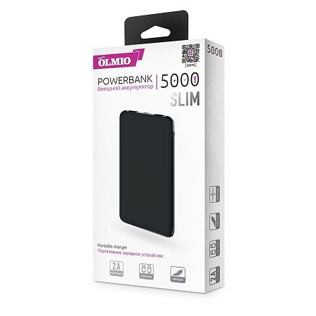 Внешний аккумулятор Slim, 10000mAh