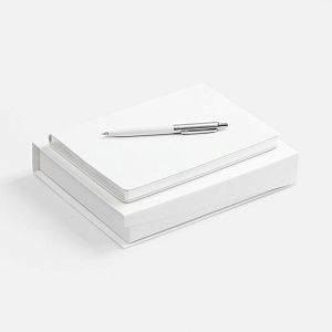 Набор Nebraska Flex, белый с серебристым