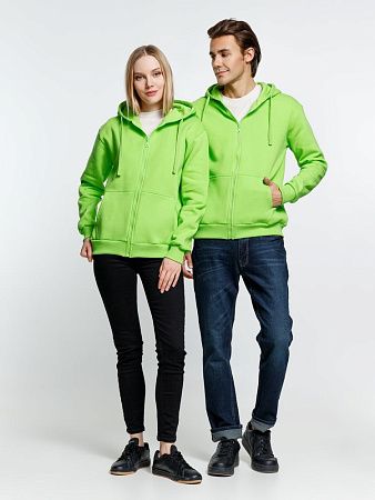 Толстовка на молнии с капюшоном Siverga Heavy 2.0, зеленое яблоко, размер 3XL