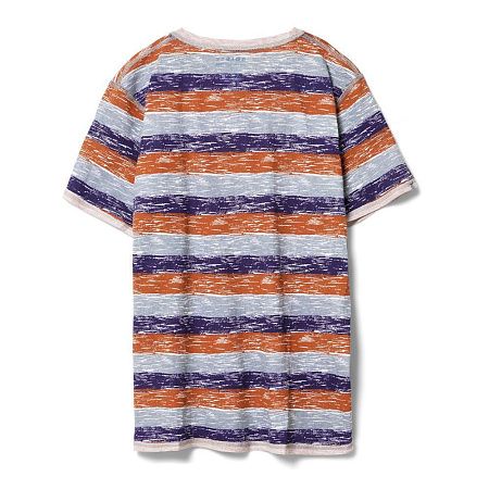 Футболка мужская Rayet двусторонняя, оранжевая с фиолетовым, размер L