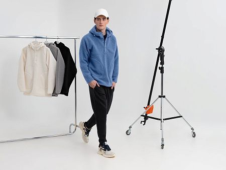 Анорак унисекс Oblako, голубой, размер XL/2XL