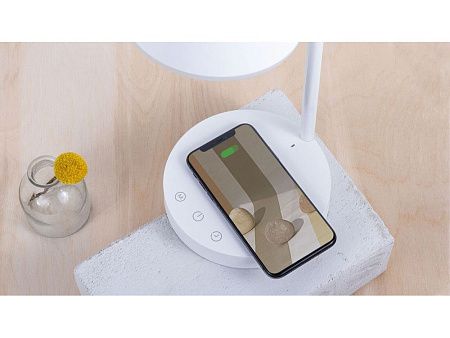 Настольная лампа с беспроводной зарядкой «LED L2»